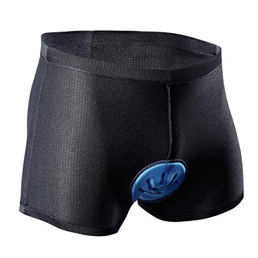 Souke Sports Men's Cycling Underwear 4D Padded Breathable Bike Undershort Shorts Anti-Slip Design