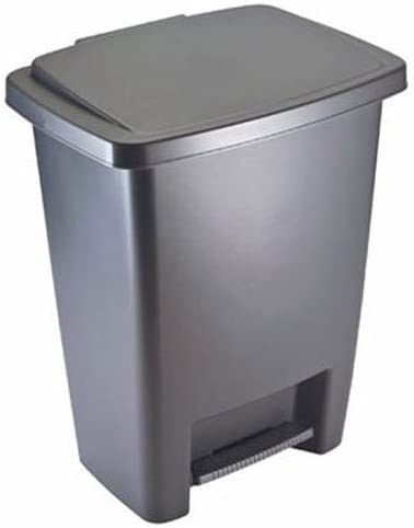 Rubbermaid 31.2L Step on Wastebasket (FG284187CYLND)