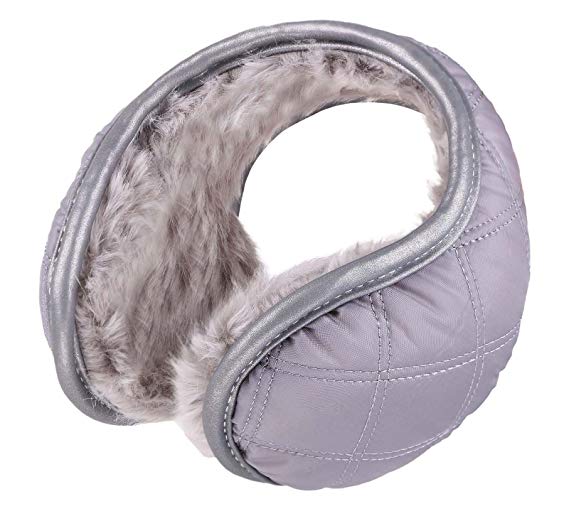 Mens Womens Kids Fleece Lined Winter Earmuffs