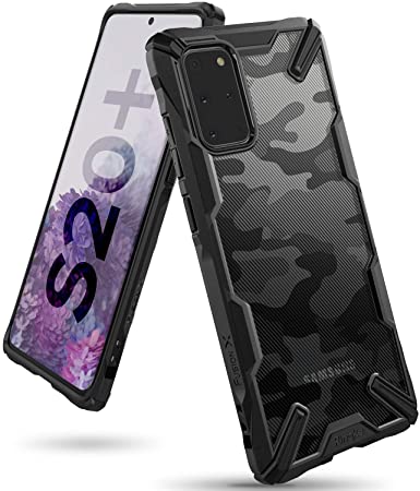 Ringke Fusion X Design Case Made for Galaxy S20  Plus Only (2020) - Camo Black