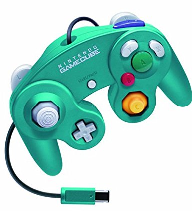 Nintendo GameCube dedicated controller emerald blue