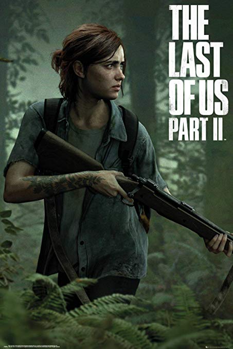 The Last of Us: Part II - Gaming Poster (Game Cover - Ellie) (Size: 24 x 36 inches)