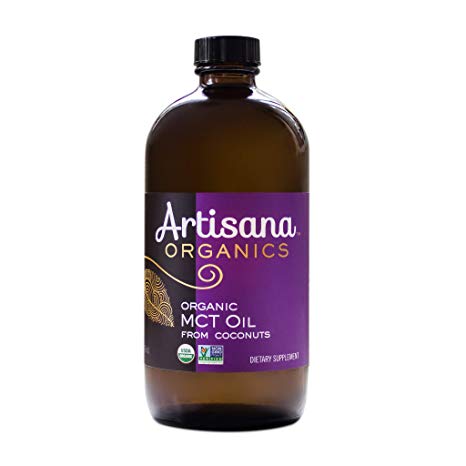 Artisana Organics MCT Oil from Coconuts, USDA Certified Organic MCT Oil (1, 16.1 fl oz bottle)