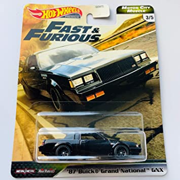 Hot Wheels Premium 2020 Motor City Muscle F&F, Black '87 Grand National GNX