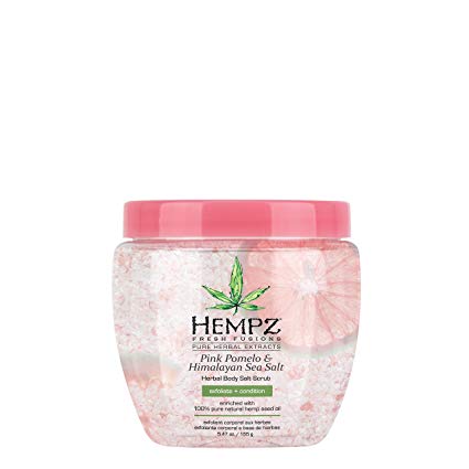 Hempz Pink Pomelo & Himalayan Sea Salt Herbal Body Salt Scrub 5.47 oz