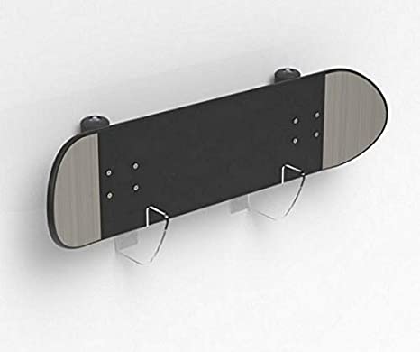 WANLIAN Skateboard Wall Mount Display Rack Skateboard Wall Rack Display Rack Hanger Rack Skateboard Wall Mount Bracket Deck Rack