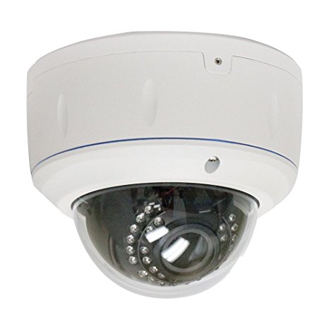 GW Security 2MP HD Network PoE 1080P Dome IP Security Camera with 2.8-12mm Varifocal Zoom Len for Outdoor or Indoor