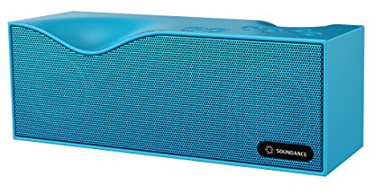 Soundance® Bluetooth Speakers With FM Radio, Built-in Mic, LED Display, Support 3.5mm Audio Line In, TF Card/Micro SD Card & USB Input, Model B1 (Blue)