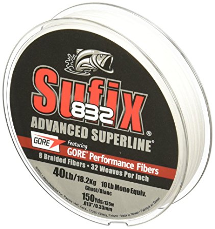 Suffix 832 Advanced Superline Braid - 150 yards