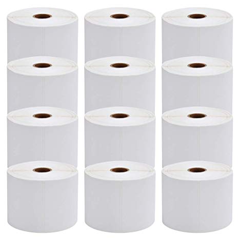 MFLABEL 12 Rolls of 450 Counts, 4x6 Shipping Labels, Mailing Postage Labels for Zebra 2844 ZP-450 ZP-500 ZP-505