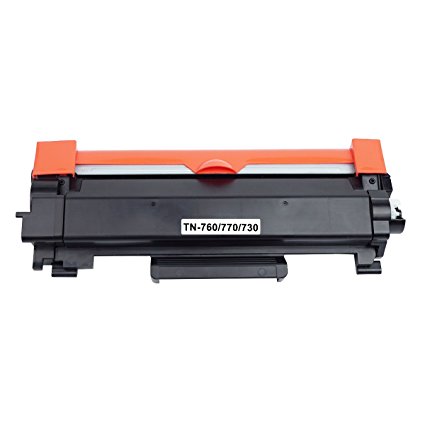 [No Chip] JC Toner Replacement for Brother TN-760 TN 770 Toner Cartridge for Brother HL-L2350DW HL-L2370DW HL-L2390DW HL-L2395DW HL-L2370DWXL MFC-L2710DW MFC-L2730DW MFC-L2750DW DCP-L2550DW