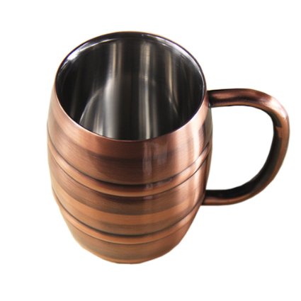 Gesun Copper Coffee beer Mugs Stainless Steel Tea Cup Tumbler Mug Scuttle Double Wall Cup3