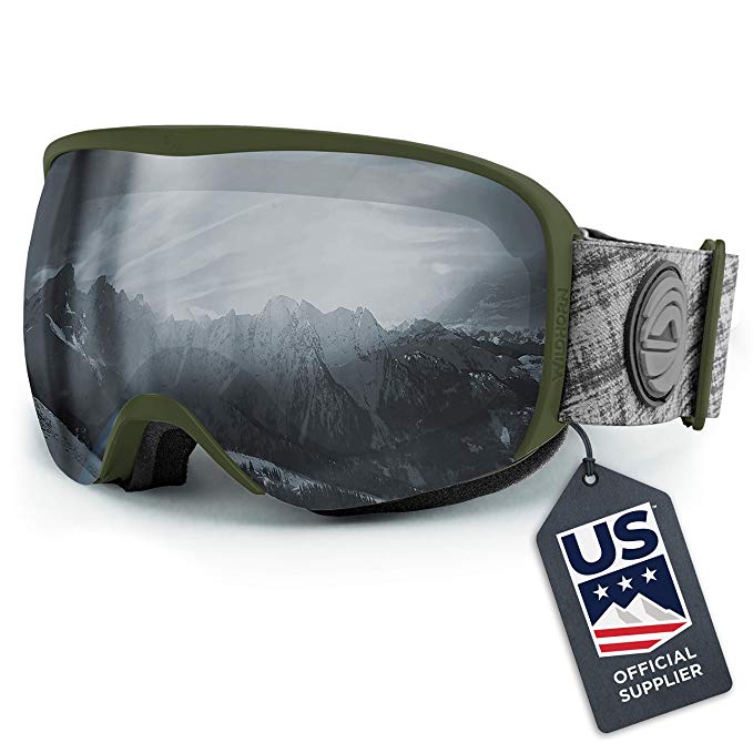 Wildhorn Cristo Ski Goggles - US Ski Team Official Supplier - Snow Goggles for Men, Women & Youth