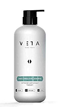 Veta - Hair Stimulating Shampoo For Hair Loss - Drug Free & Sulfate Free Treatment for Men and Women - Restores Hair Growth Cycle - 1% Trichogen and 1% Follicusan - 800 ml.