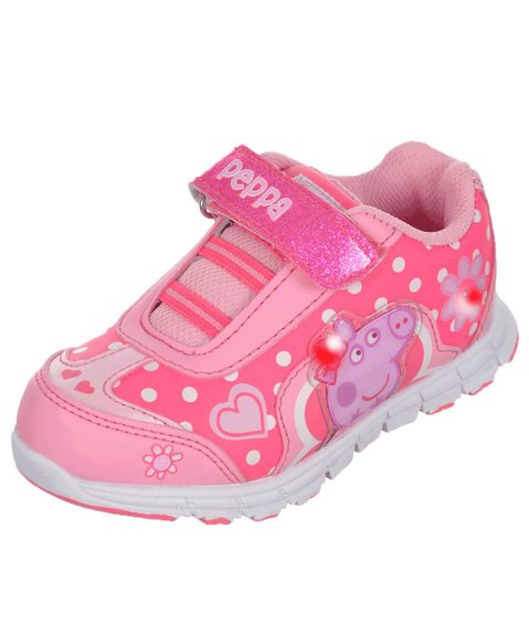 Peppa Pig Light Up Sneaker Toddler Girls Shoe