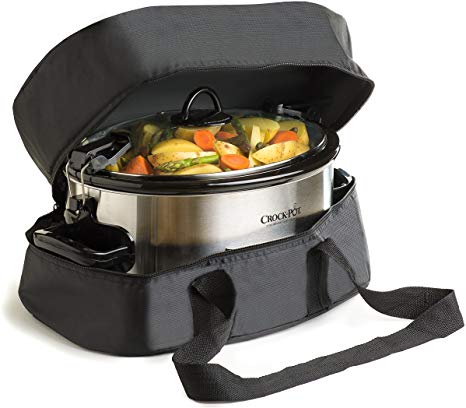 Thermal Slow Cooker Travel Bag For The"Crock Pot" 6 and 7 Quart"Oval Slow Cooker"
