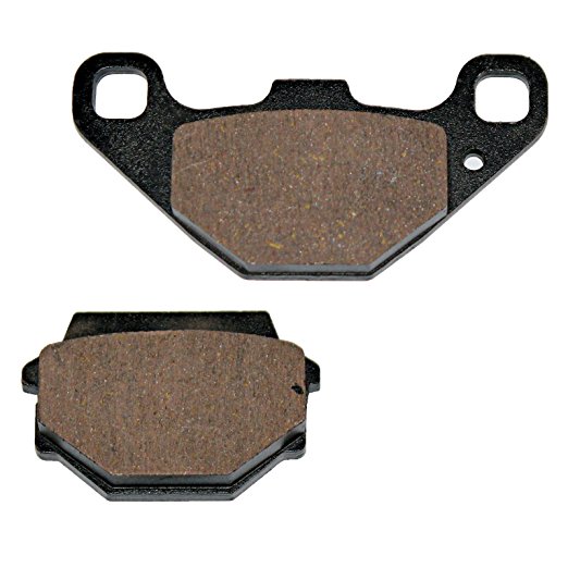 Caltric REAR BRAKE PADS Fits KAWASAKI KL650 KLR650 KLR-650 1987-2007