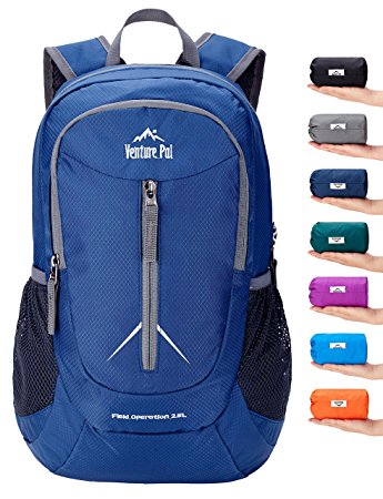 Venture Pal 25L Travel Backpack - Durable Packable Lightweight Small Backpack for Women Men