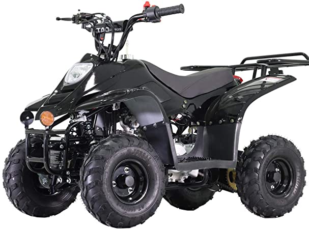 X-PRO 110cc ATV Quads Youth ATV Kids Quad ATVs 4 Wheeler (Black)