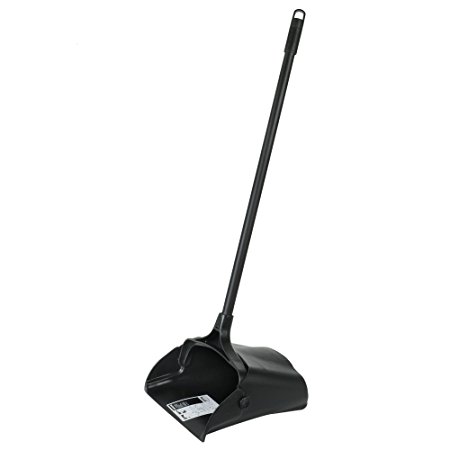 Rubbermaid Commercial Upright Dust Pan, Black, FG253104BLA