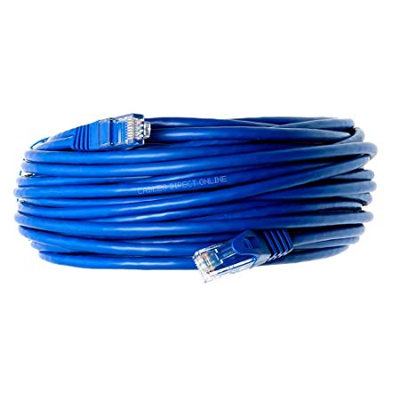 Cables Direct Online Snagless Cat5e Ethernet Network Patch Cable Blue 3 Feet