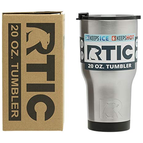 RTIC 20 Oz Stainless Steel Tumbler NEW silver