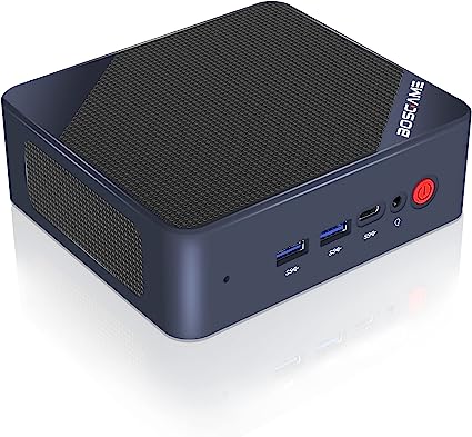 BOSGAME B95 Mini PC Windows 11 Pro, Intel 12th Gen N95 (up to 3.4GHz) Mini Desktop Computers 16GB RAM 512GB M.2 SSD, Micro PC Support 4K UHD Dual HDMI & Type-C, Dual WiFi 5, BT 4.2