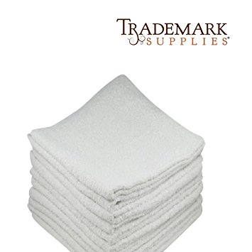 Brand New White Lint Free Terry Towels, A Range Of Wiping & Cleaning Rags For Commercial Or Domestic Use, Cheapest Rates, Extreme Absorbency, Customer Satisfaction Guaranteed! (5 Pounds)