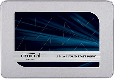 Crucial MX500 2TB CT2000MX500SSD1 SSD Interno-fino a 560 MB/s, 3D NAND, SATA, 2.5 Pollici, Metallico