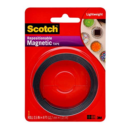 Scotch 0.5-Inch x 4-Feet Magnetic Tape (MT004.5)