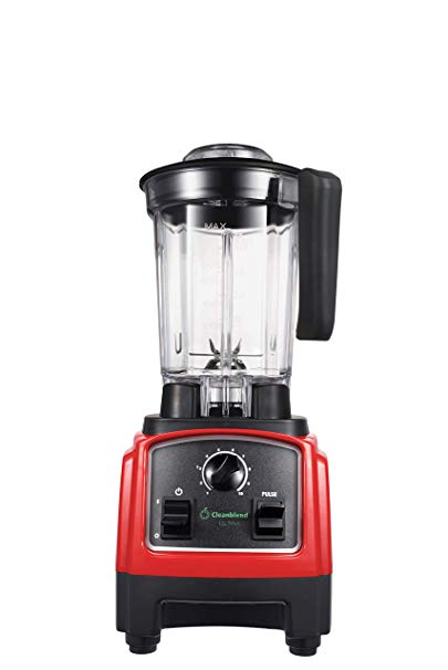 Cleanblend ULTRA: A Low Profile Countertop Blender With A BPA Free 40 oz. Container, A Stainless Steel 8 Blade System and stainless steel drivetrain.