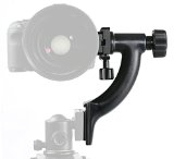 Movo GH400 Carbon Fiber Hybrid Gimbal Tripod Head with Arca-Swiss Quick-Release Plate For Ball Heads