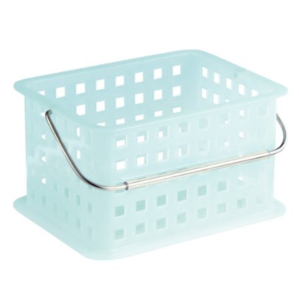 InterDesign Spa Basket, Small, Water (Light Blue)