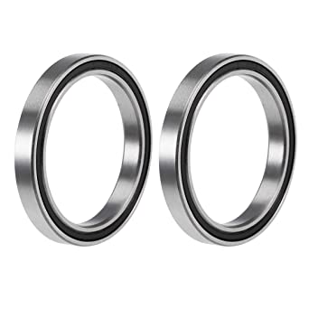 uxcell 6705-2RS Deep Groove Ball Bearings Z2 25mm x 32mm x 4mm Double Sealed Chrome Steel 2pcs