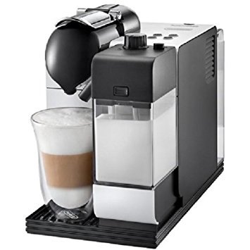 DeLonghi White Lattissima Plus Nespresso Capsule System