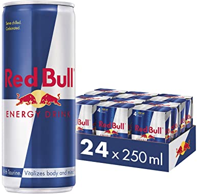 Red Bull Energy Drink 24 Pack of 250 ml (6 Packs of 4)