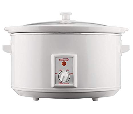 Brentwood - SC-165W 8 qt. Slow Cooker - White by Brentwood Appliance Inc
