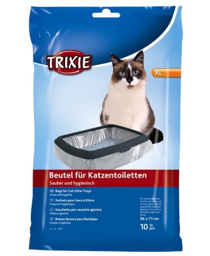 Trixie Litter Tray Bags XL up to 56 × 71 cm 10 x 6 Packs - 60 Bags - Bulk Buy