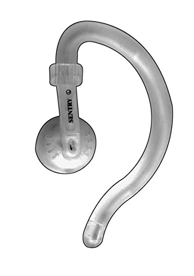 Sentry HO230 Transparent Ear-Wrap Stereo Earphones