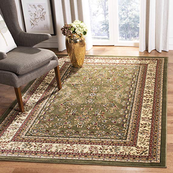 Safavieh Lyndhurst Collection LNH331C Traditional Oriental Sage and Ivory Area Rug (5'3" x 7'6")