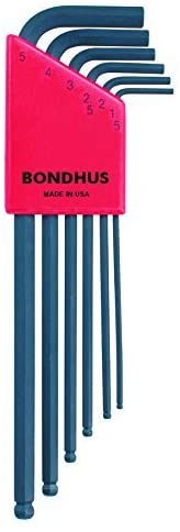 Bondhus 10946 Set of 6 Balldriver L-wrenches, sizes 1.5-5mm(Limited edition)