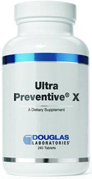 Douglas Laboratories® - Ultra Preventive® X - Multivitamin and Mineral Supplement with a Special Organic Fruit and Vegetable Blend - 240 Tablets