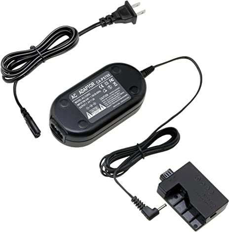 Glorich ACK-E5 replacement AC Power Adapter Kit for Canon EOS Rebel XSi XS T1i 450D 500D 1000D Kiss F X2 X3 DSLR Cameras