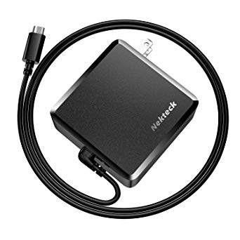 USB C Charger, Nekteck 90W Type C Wall Charger with Power Delivery, USB-IF Certified, Foldable Plug, Built-in 6ft Cable for MacBook Pro/Air 2018, Dell XPS, Pixel, iPad Pro, iPhone, Galaxy and More