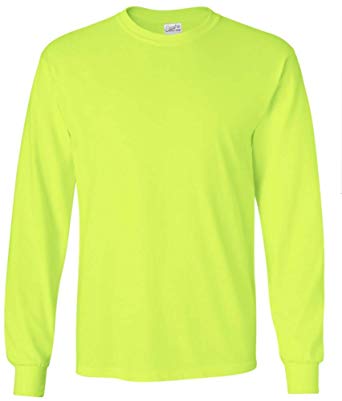 Joe's USA Men's Long Sleeve 50/50 Cotton/Poly T-Shirts-Regular, Big & Tall S-6XL