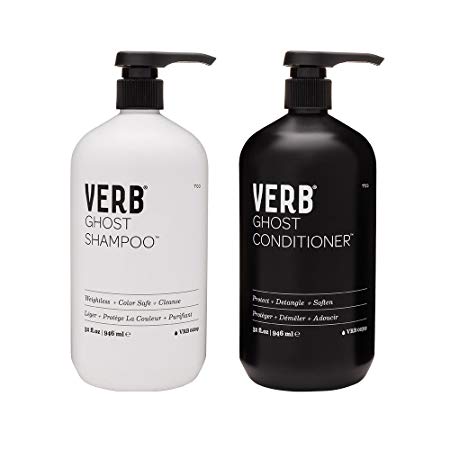 Verb Ghost Shampoo & Conditioner Set - Protect   Detangle   Soften 1L