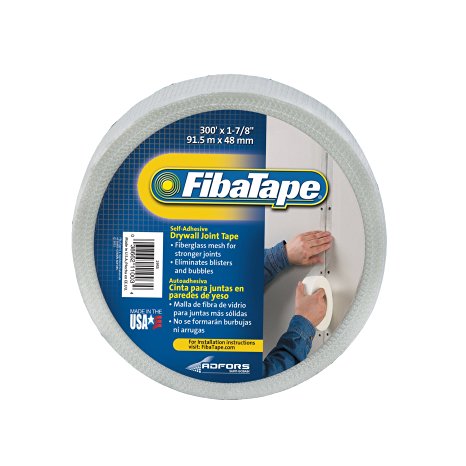 Saint-Gobain ADFORS FDW6581-U FibaTape Drywall Joint Tape, 1-7/8-Inch x 300-Feet, White