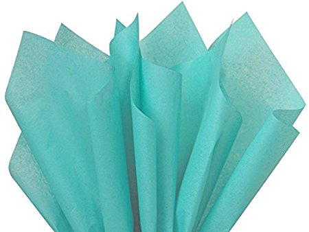 Caribbean Teal Tissue Paper 20 Inch X 30 Inch - 48 Sheet Pack