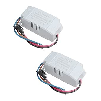 2 pcs LED Driver Power Supply 8-12W AC 110V-220V