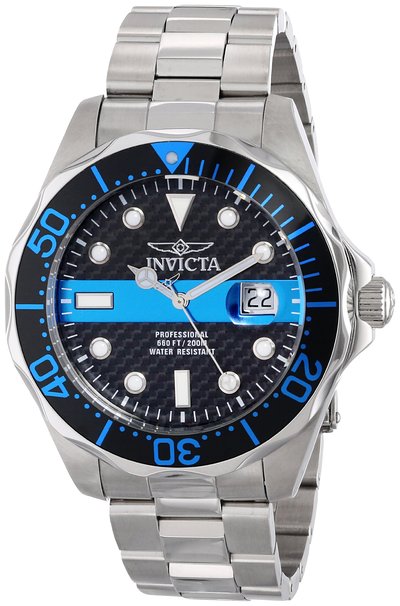Invicta Men's 14702 Pro Diver Analog Display Swiss Quartz Silver Watch